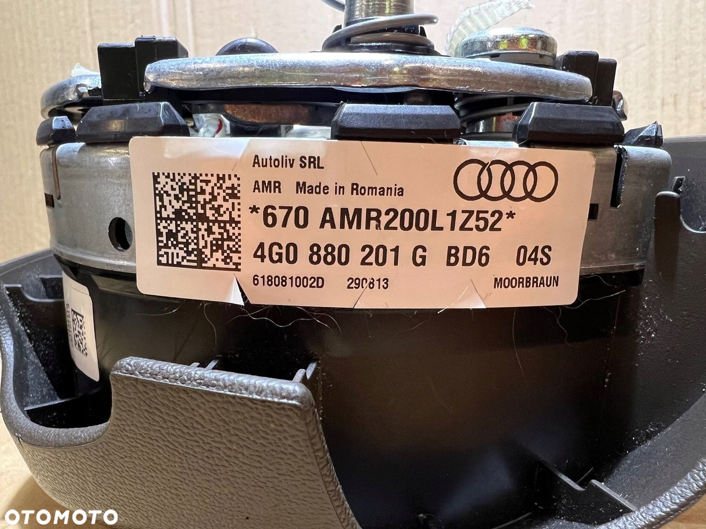 AUDI A6 C7 A7 4G PODUSZKA POWIETRZNA AIRBAG KIEROWCY MOORBRAUN 4G0880201G - 14