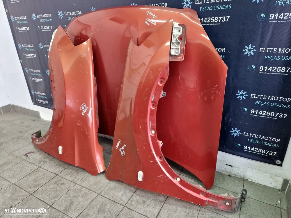 Frente completa usada NISSAN QASHQAI J10 DCI capot parachoques guardalamas oticas radiadores - 7