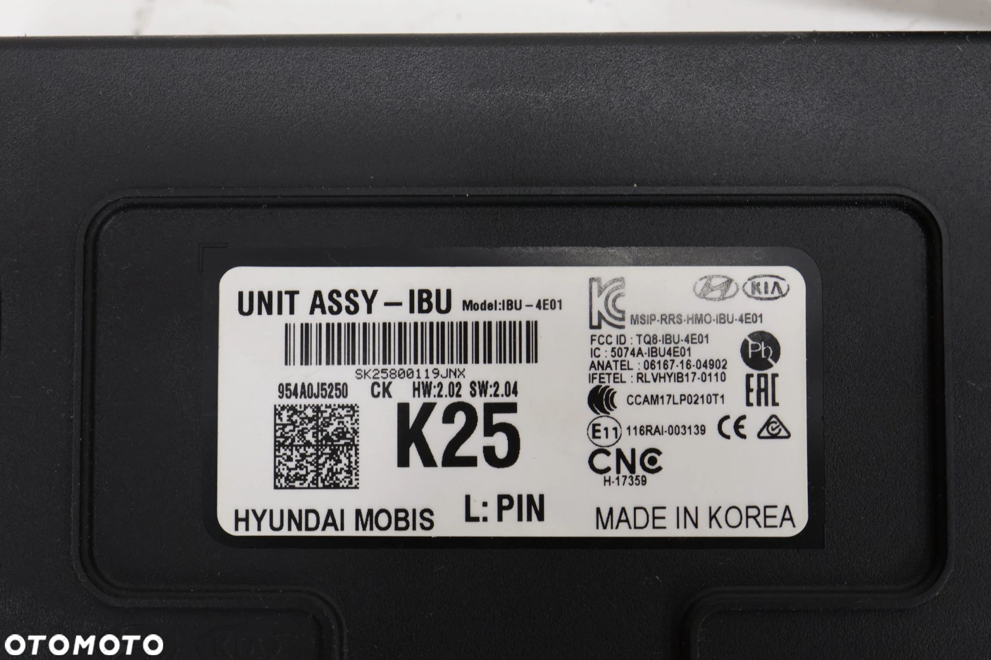 Kia Stinger GT Lift moduł sterownik 954A0J5250 - 2