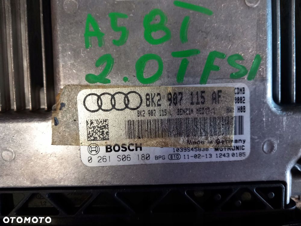 audi a4 b8 a5 8t komputer sterownik silnika 8k2907115af - 4