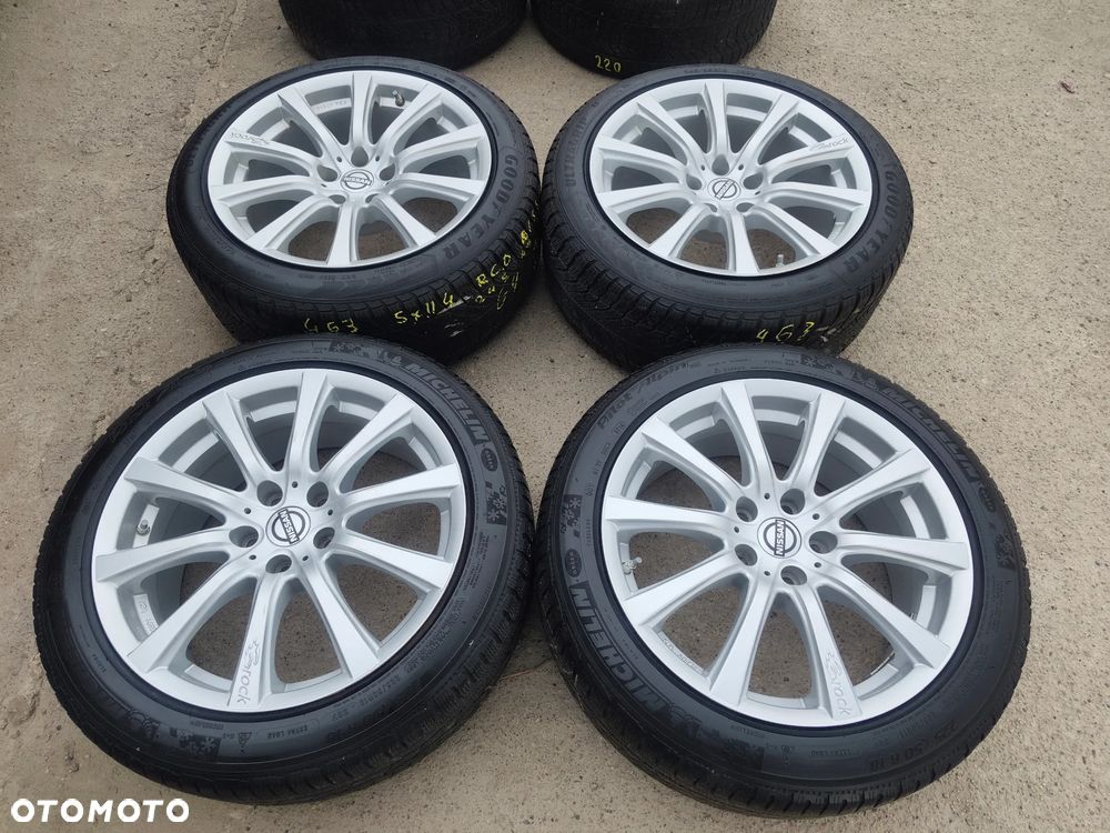 5x114,3 Felgi Aluminiowe Alufelgi 9j 8j 18 Koła Zimowe Zima 5x114 Nissan 350Z 370Z Skyline 7,5-6mm Legnica ALU-RAD 225/50 245/45 - 1