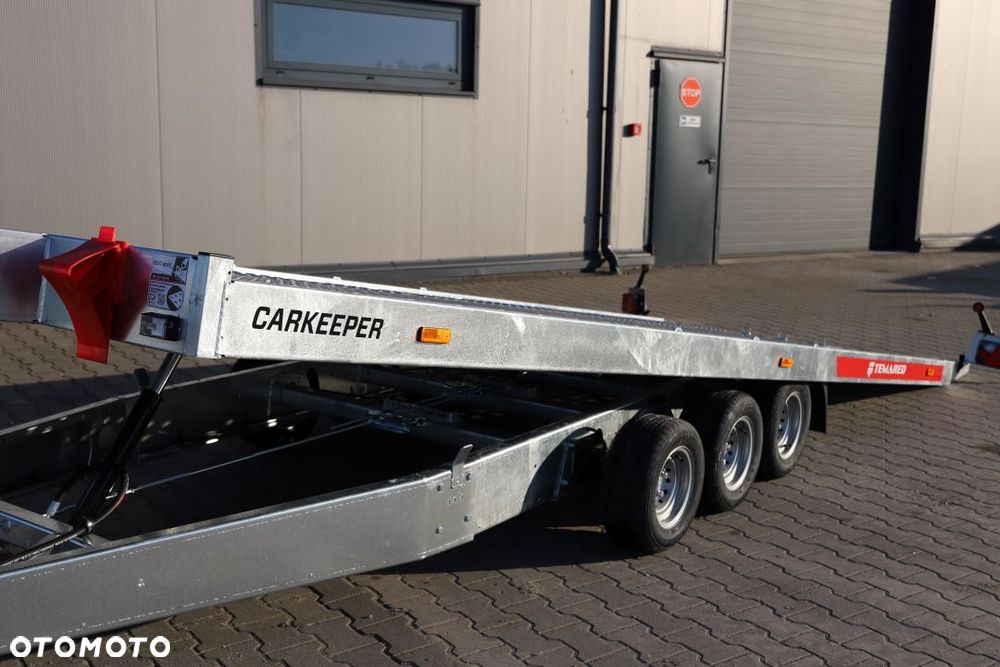 TEMARED /MARTZ CARKEEPER 5820/3 3,5T 580x207cm, Uchylna hydraulicznie , Wypełnienie blachą alu, 3 osie, DMC 3500kg ,koła 10C - 16