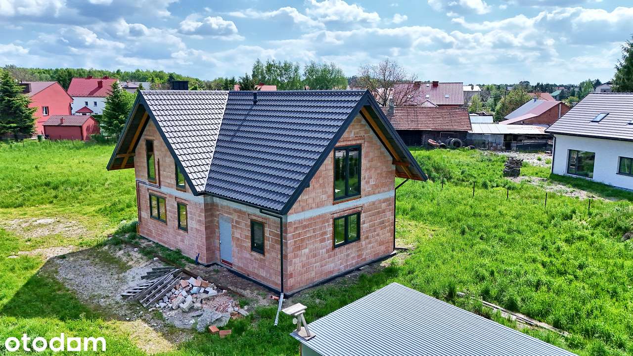 Dom w stanie surowym zamkniętym z dużą działką - Wola Rzędzińska, - Pełny obrazek: 4/20