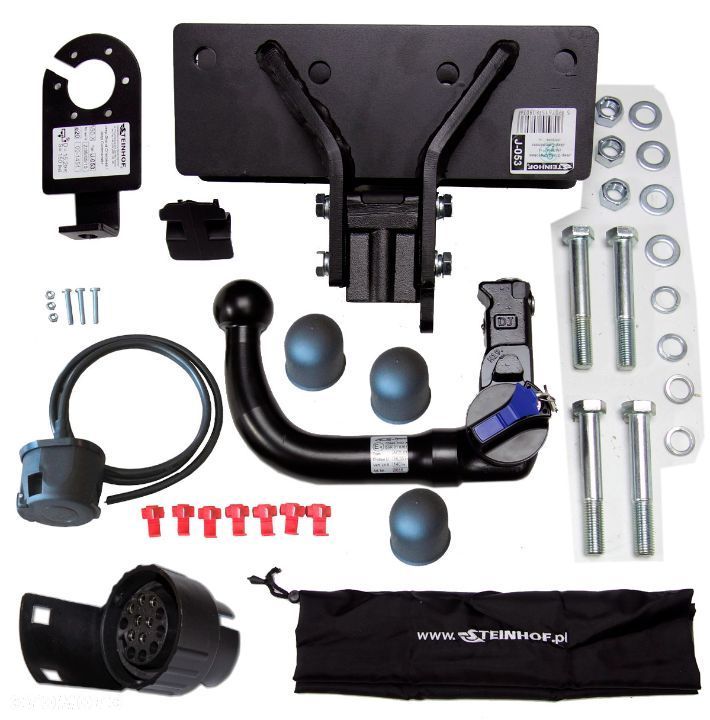 WYPINANY AUTOMAT HAK HOLOWNICZY + WIĄZKA 7 PIN JEEP GRAND CHEROKEE + COMMANDER 05-11 WH WK XH - 5