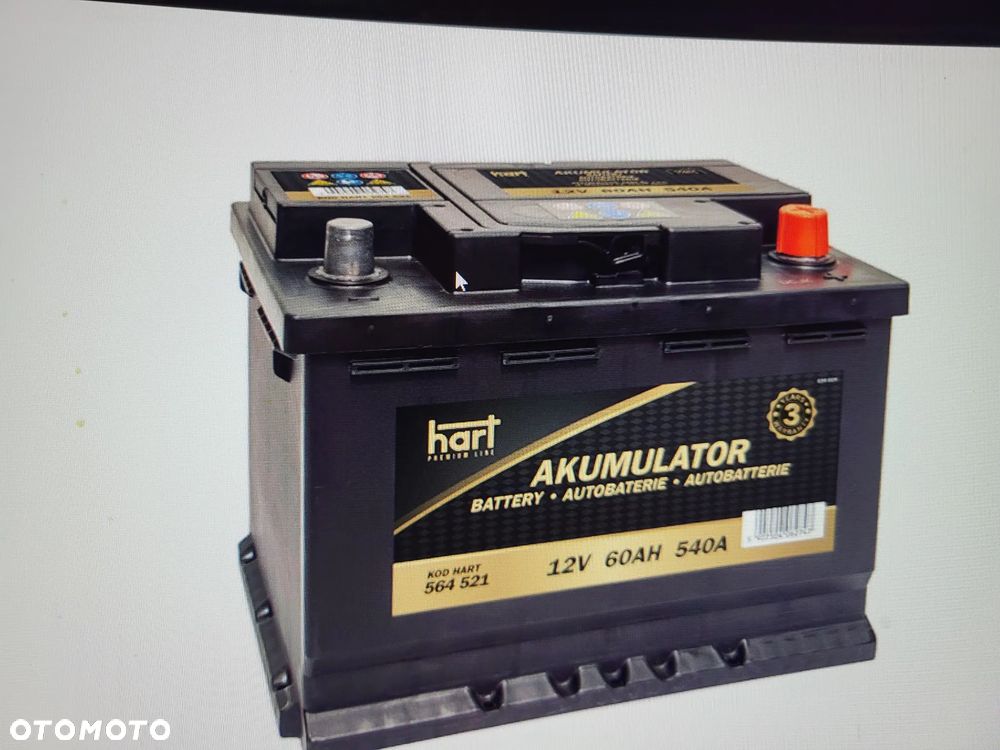 AKUMULATOR 60AH 540A 242X175X175/P+/PREM - 1