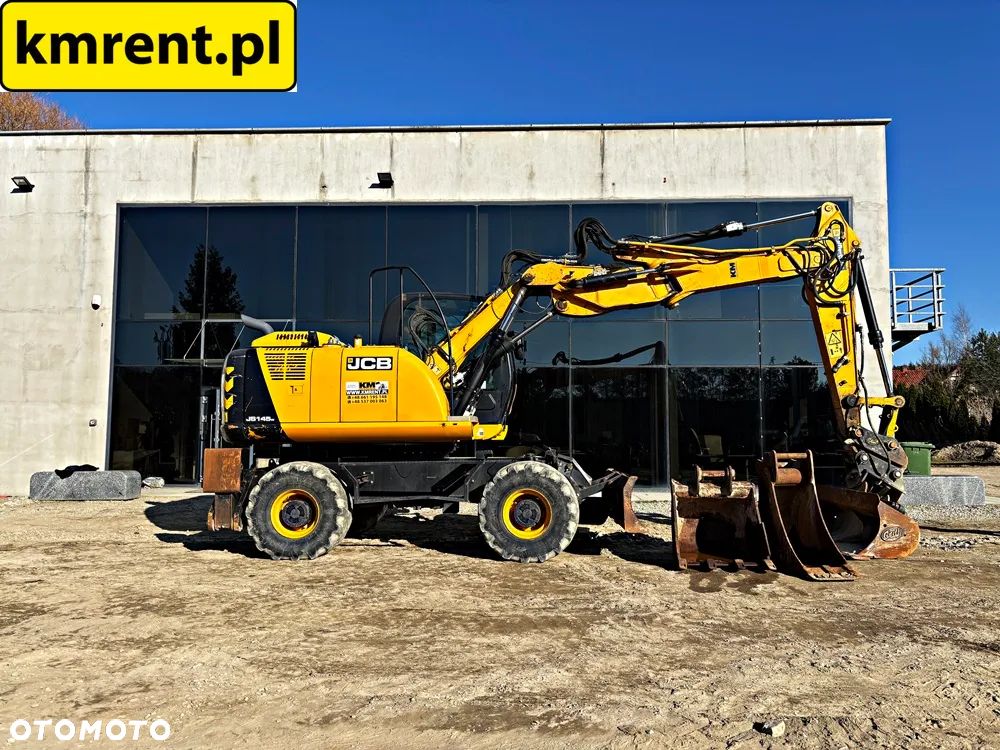 JCB JS 145 WTT4 I KOPARKA KOŁOWA 2016R. | S 130 160 313 315 CAT KOMATSU PW 140 - 2