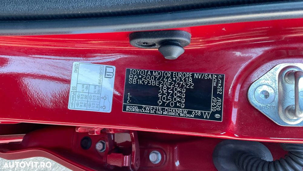 Toyota Corolla 1.8 HSD Exclusive tapiterie Neagra - 38