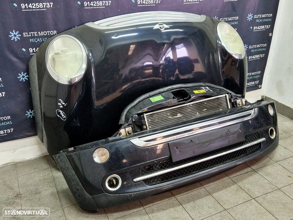 Frente completa usada MINI ONE R53 R50 capot parachoques guardalamas fibra reforço oticas - 1