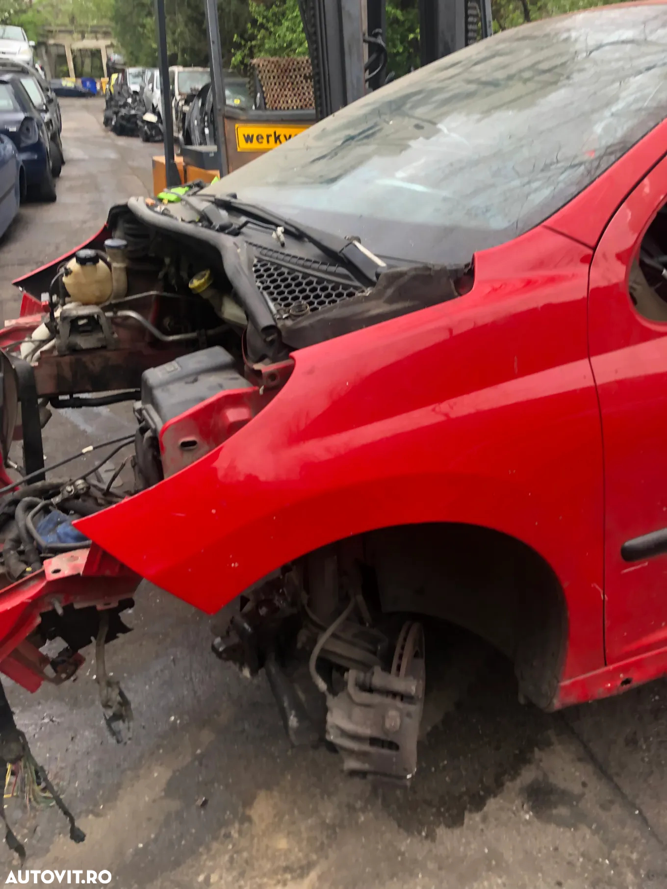 Aripa stanga/Aripa dreapta fata Peugeot 207 rosu - 6