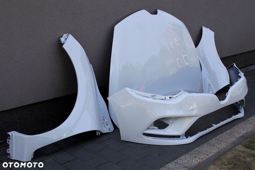 ZDERZAK PRZEDNI PRZÓD RENAULT CLIO IV LIFT 15-19 KOLOR BIAŁY OV369 DV369 - 7