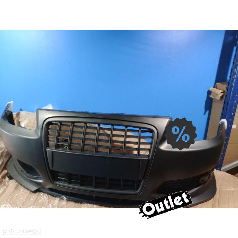 C002067C2 PARA-CHOQUES FRONTAL AUDI A3 8L 96-03 LOOK S LINE + GRELHA PRETA - 5