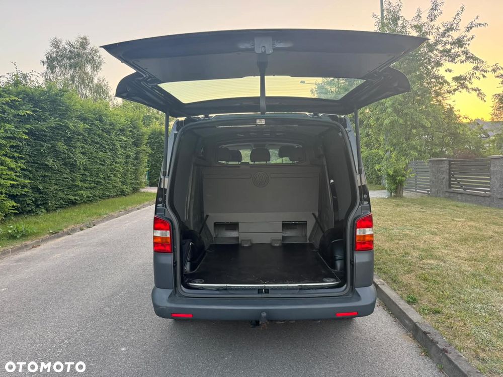 Volkswagen TRANSPORTER T5 Klima Elektryka Tempomat Brygadówka Dubel Kabina Klapa Rury - 14