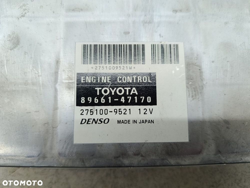 KOMPUTER, STEROWNIK TOYOTA PRIUS II 89661-47170 275100-9521 1.5 VVTI HYBRID - 4