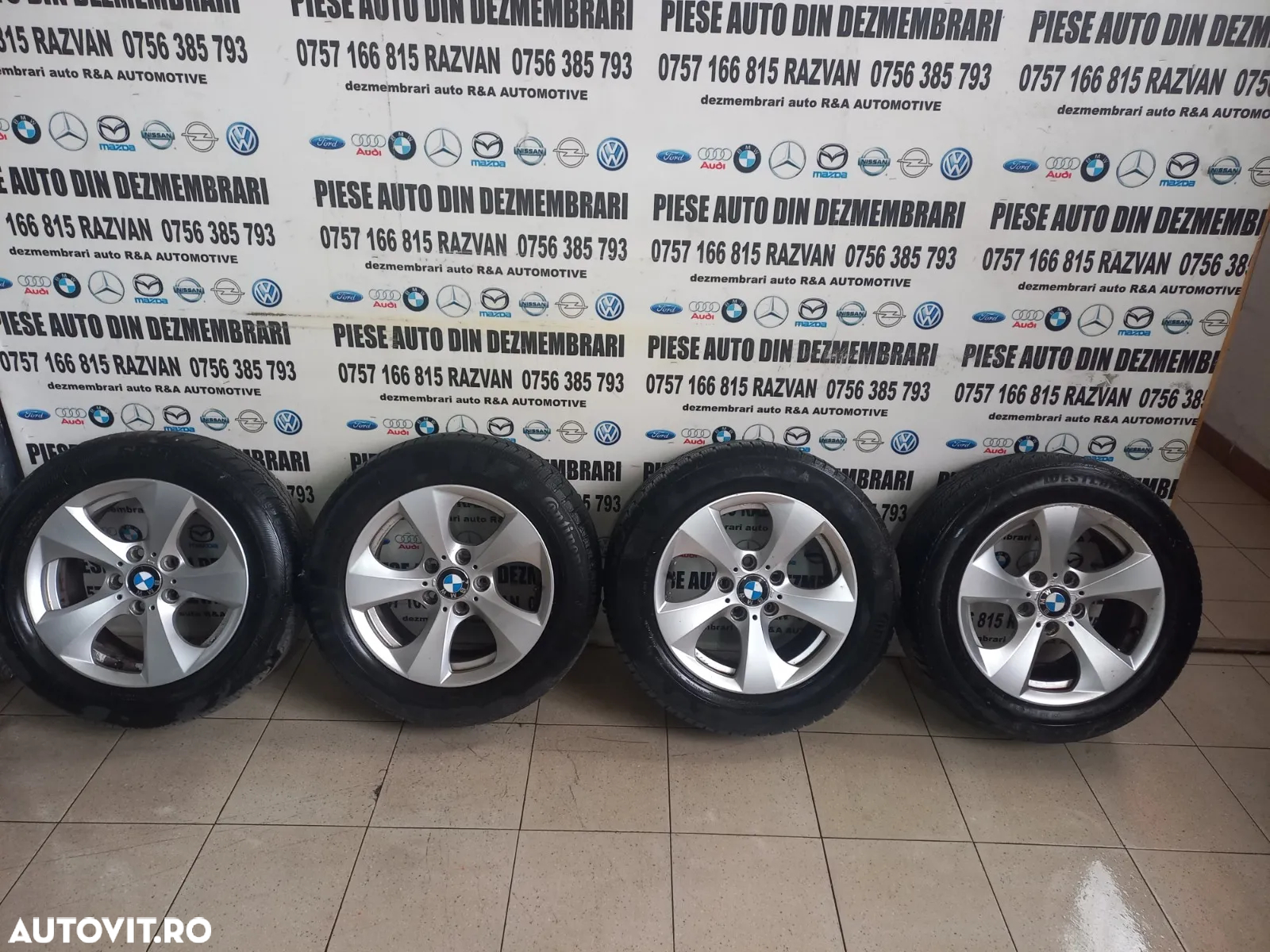 Jante Aluminiu Bmw 205/60/R16 5*112 Jante Bmw R16 F20 F21 F30 F31 F32 F33 F34 F36 F10 F11 Etc - Dezmembrari Arad - 6