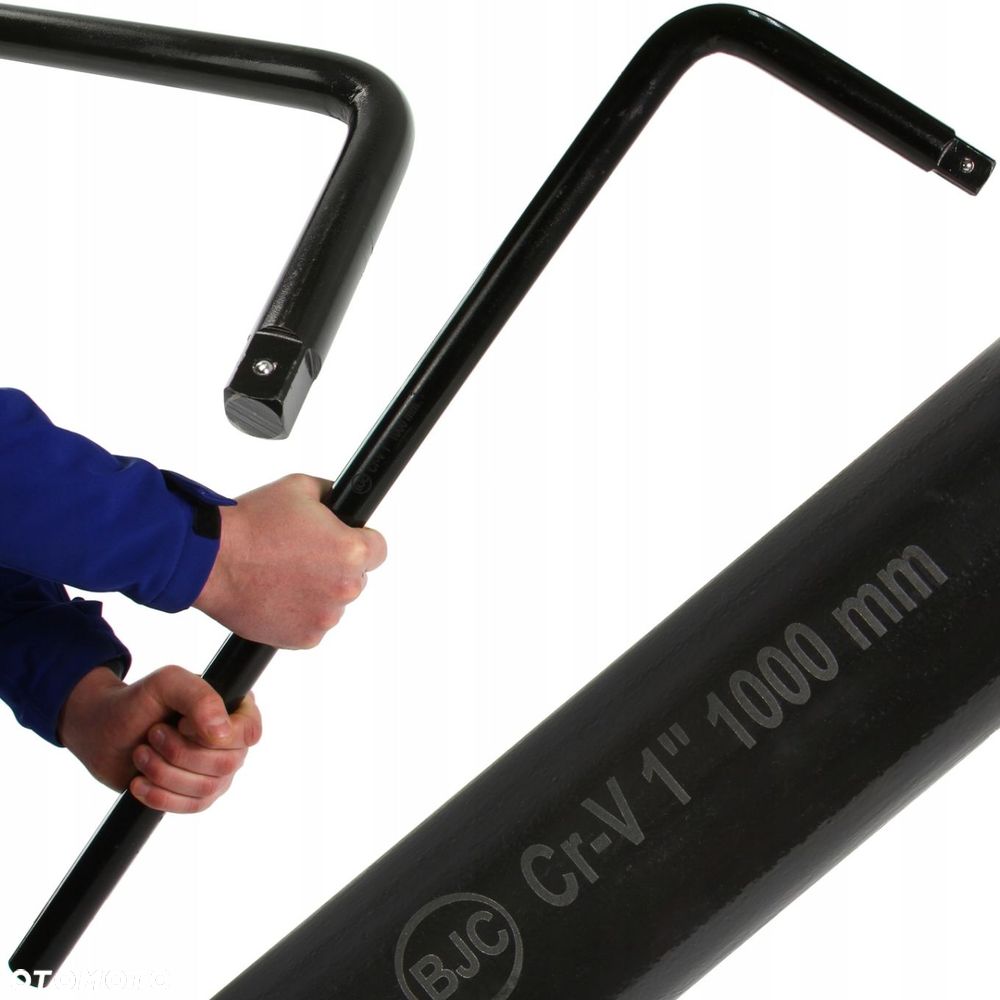 POKRĘTŁO KLUCZ FAJKOWY 1" 1000MM TYP L KLUCZ DO NASADEK DO KÓŁ - 2