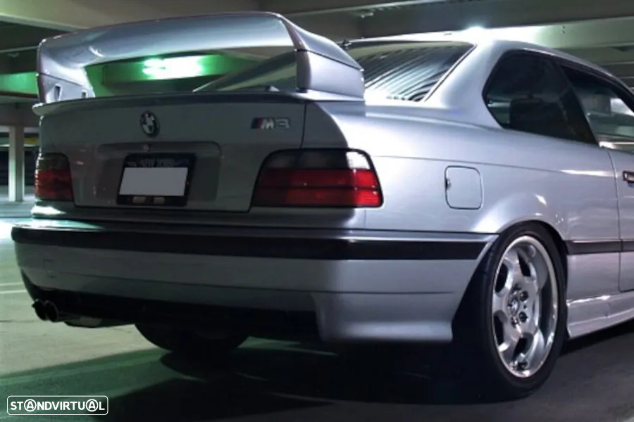 Aileron / Lip / Spoiler Traseiro Para BMW E36 2 / 4 portas M3 Look em plástico ABS - 2