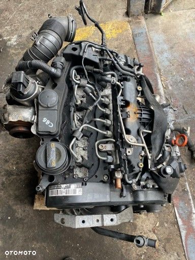 VW AUDI SILNIK MOTOR 2.0 TDI CBB CAŁKOWICIE KOMPLETNY PLASTIK IDEALNY - 1