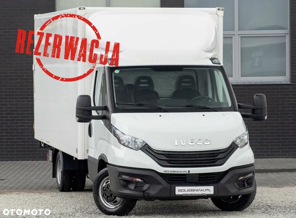 Iveco Daily 35C16 2.3 KONTENER + WINDA dHollandia 750kg koła bliźniaki - 1