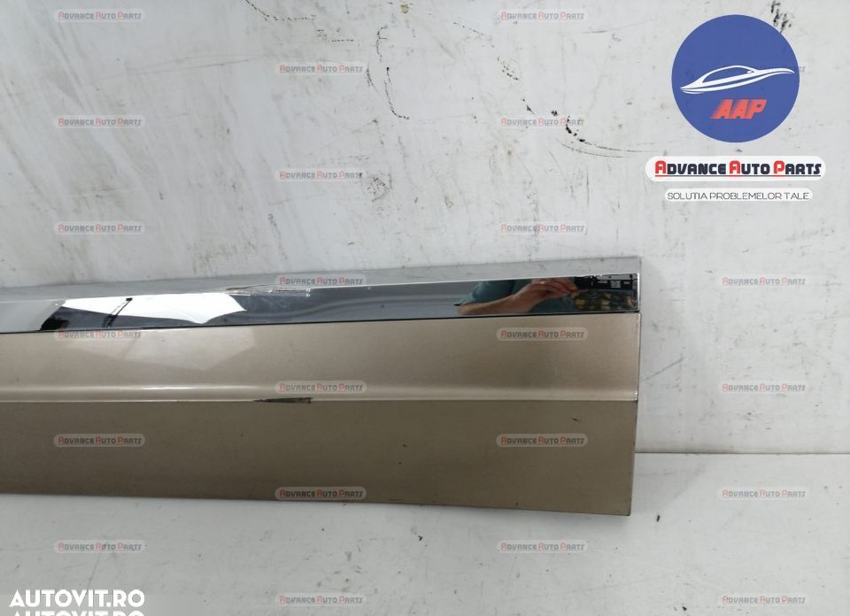 Ornament prag usa dreapta fata original Volkswagen VW Touareg generati - 3