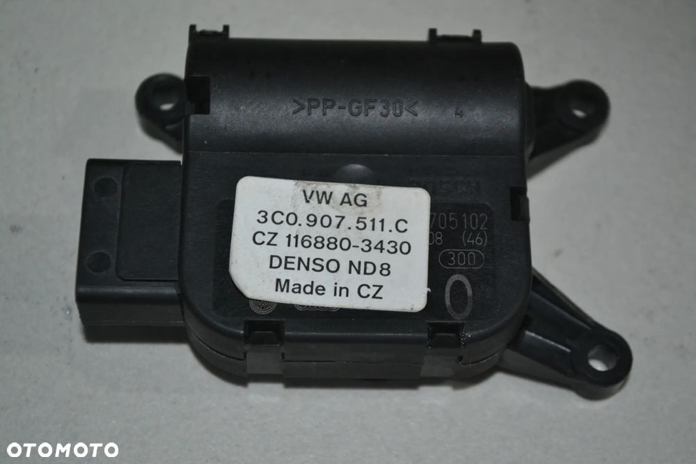 VW SEAT SKODA SILNICZEK REGULACJI KLAP OGRZEWANIA NAGRZEWNICY 3C0907511C - 3