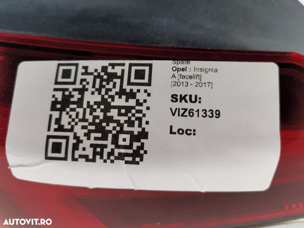 Stop Stanga Spate Opel  Insignia A [facelift] 2013 2014 2015 2016 2017 - 8