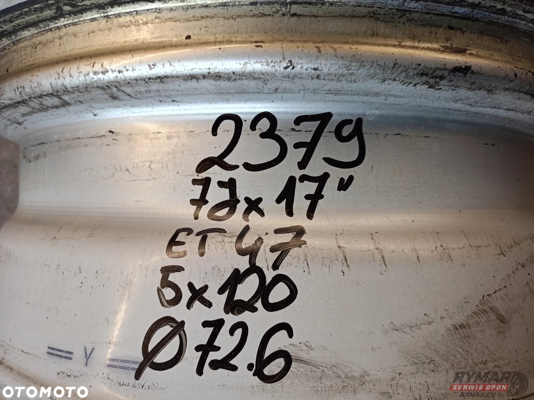 ŚLĄSK 7X17" 5x120 ET47 ORYGINAŁ BMW 6 756 816 KOMPLET - 9
