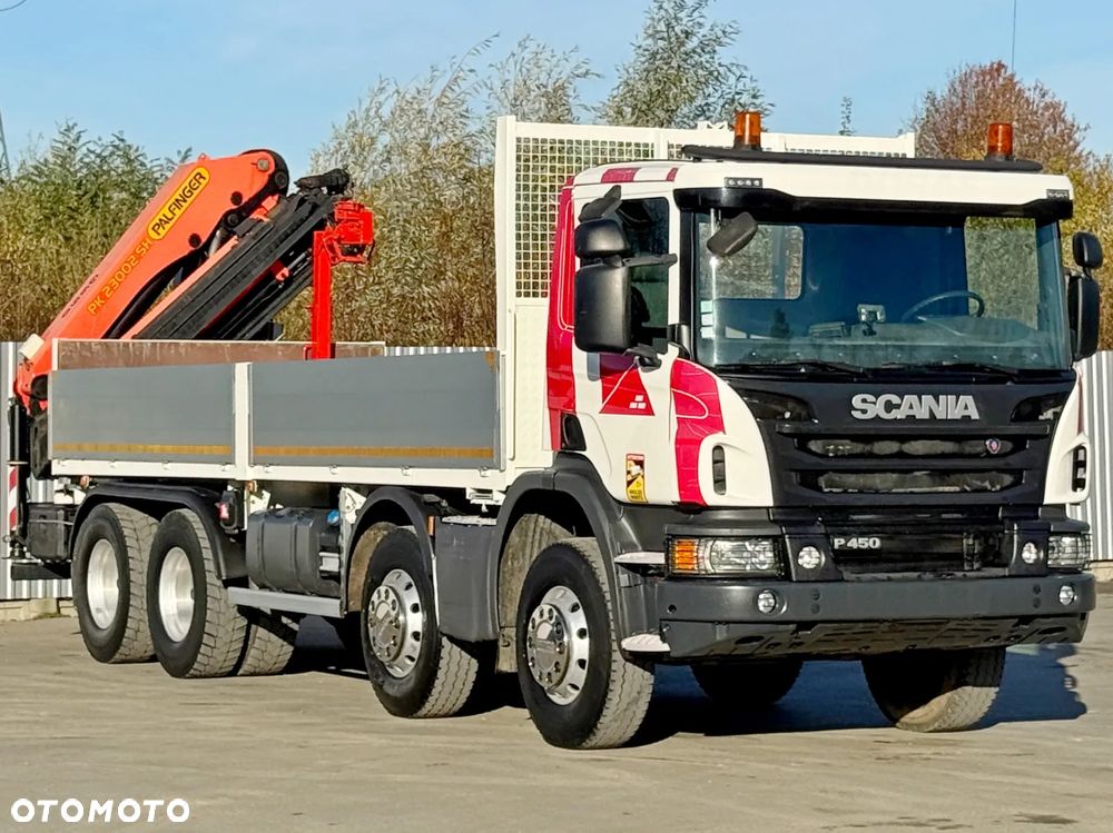 Scania P 450 * SKRZYNIA 6,90 m + PK 23002 - SH C + PILOT * 8x4 *STAN BDB - 3
