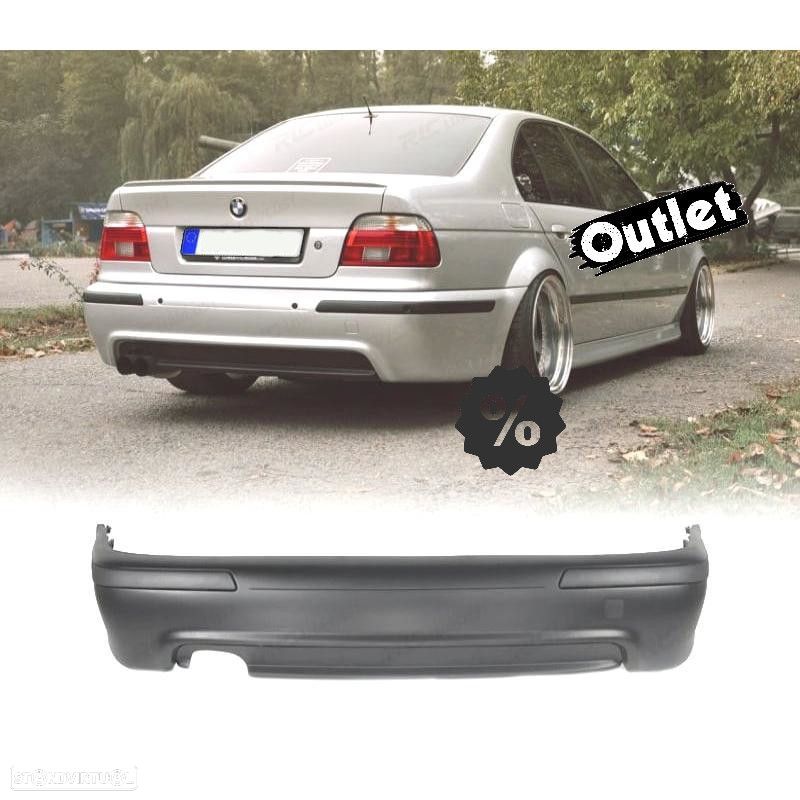 C002116C8 PÁRA-CHOQUES TRASEIRO BMW E39 95-03 SEM PDC LOOK M - 1