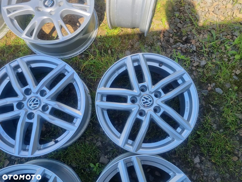 VW GOLF 7,TOURAN,CADY,SEAT LEON,SKODA,AUDI alu 6.5x16 ET46 5X112 bdb stan - 5