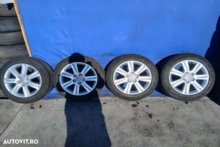 Jante aliaj cu anvelope 17 - set 8K0601025B 215/55 R17 7JX17H2 ET45 8 - 1