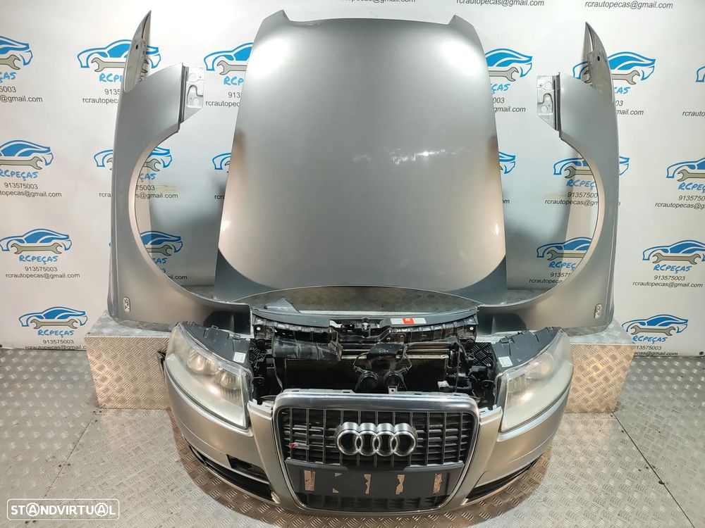 FRENTE COMPLETA AUDI A6 C6 SLINE S-LINE CAPOT PARACHOQUES GUARDA-LAMAS OTICAS RADIADOR VENTILADOR FRENTE FIBRA REFORÇO - 21