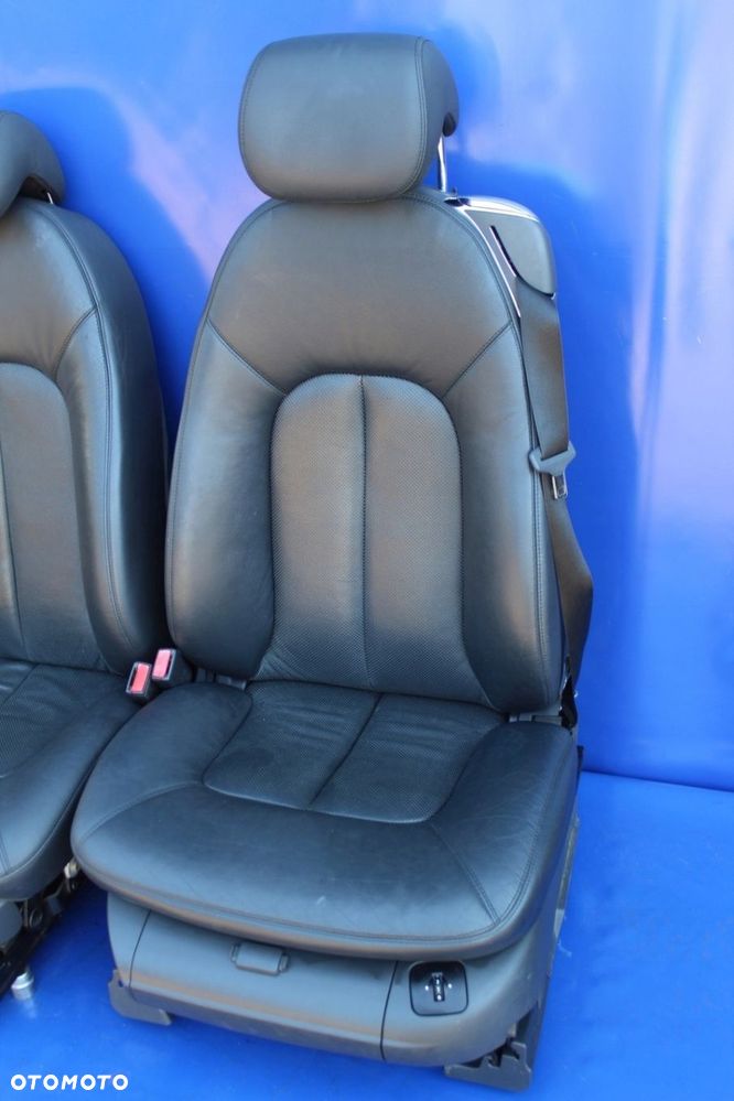 Fotele komplet  kanapa czarne perforowane Mercedes W215 C215 CL CL500 Lift - 6