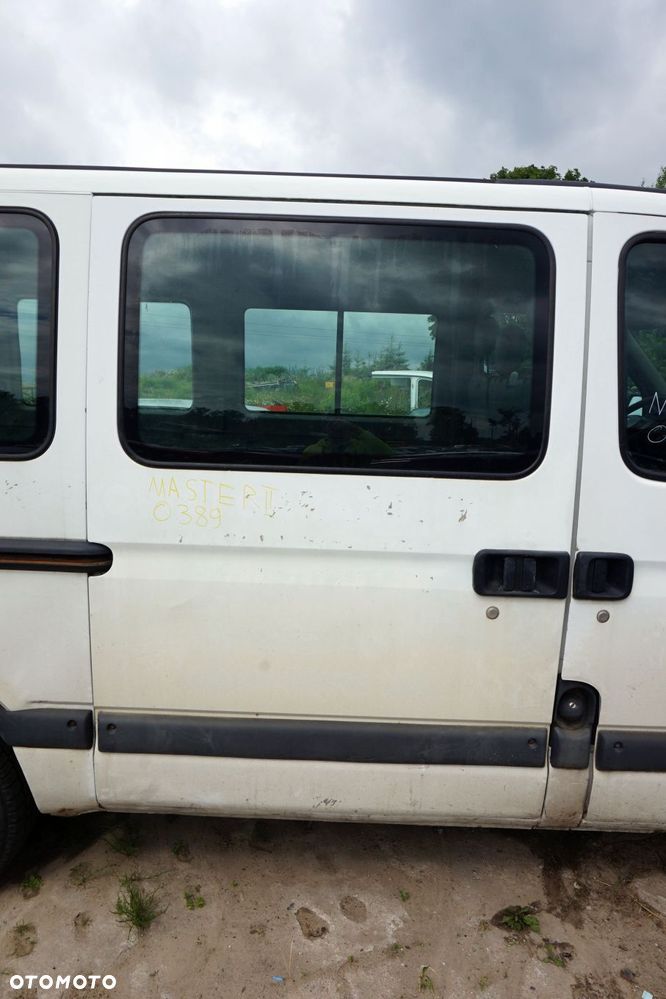 DRZWI TYLNE PRAWE MASTER II LIFT O389 BOCZNE PRZESUWNE  BIAŁY RENAULT 2003-2010 - 1