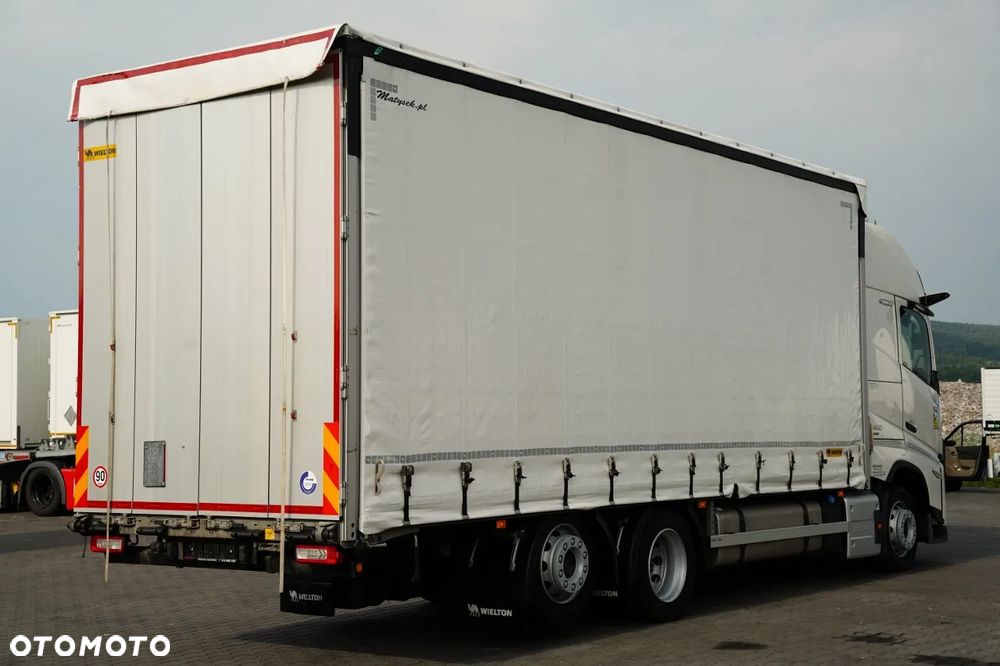 Volvo FH 460 / FIRANKA  - 7,75 M /  I-SAVE / KLIMA POSTOJOWA / OŚ PODNOSZONA / SKRĘTNA / PLANDEKA ZBROJONA - 4