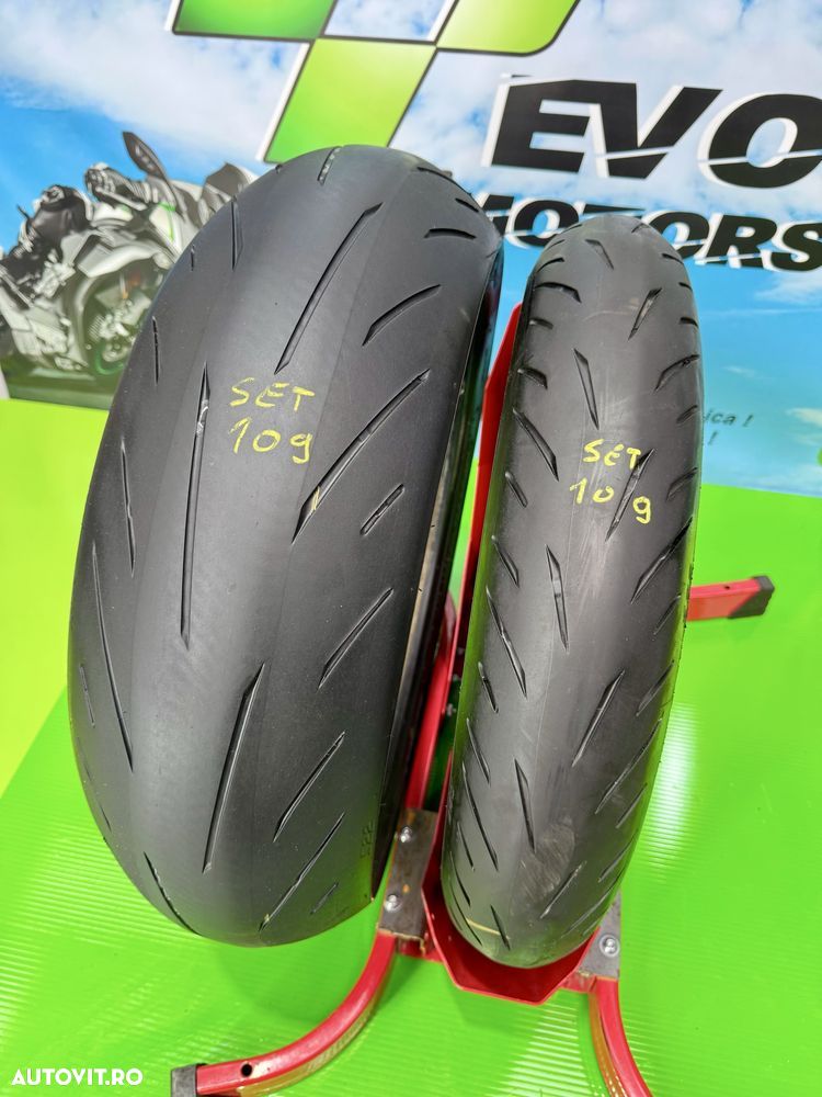 Set Anvelope Moto 120 70 17 Si 190 55 17 Bridgestone S22 2021 Set109 - 1