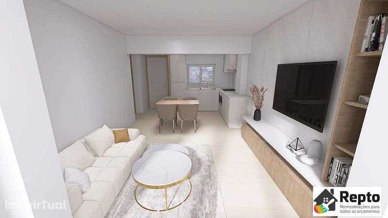 APARTAMENTO  T-1 remodelado em Benfica - Grande imagem: 3/7