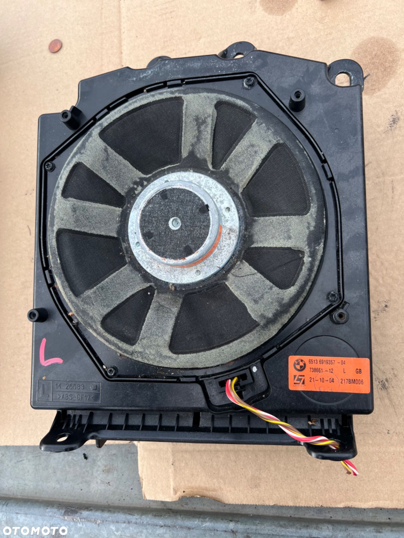 Głośnik lewy / prawy basowy subwoofer  Logic 7 e60 e61 6919357 6919358 - 1
