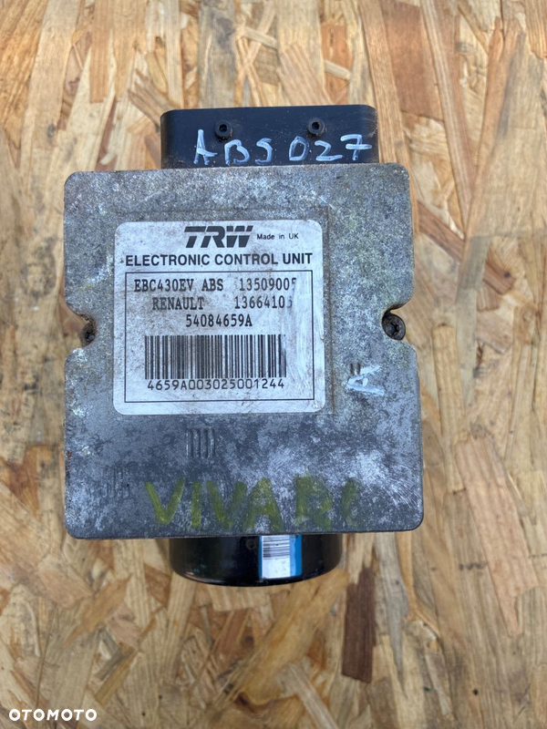 Vivaro TRAFFIC PRIMASTAR POMPA STERWONIK ABS 8200184211 91169033 13509005