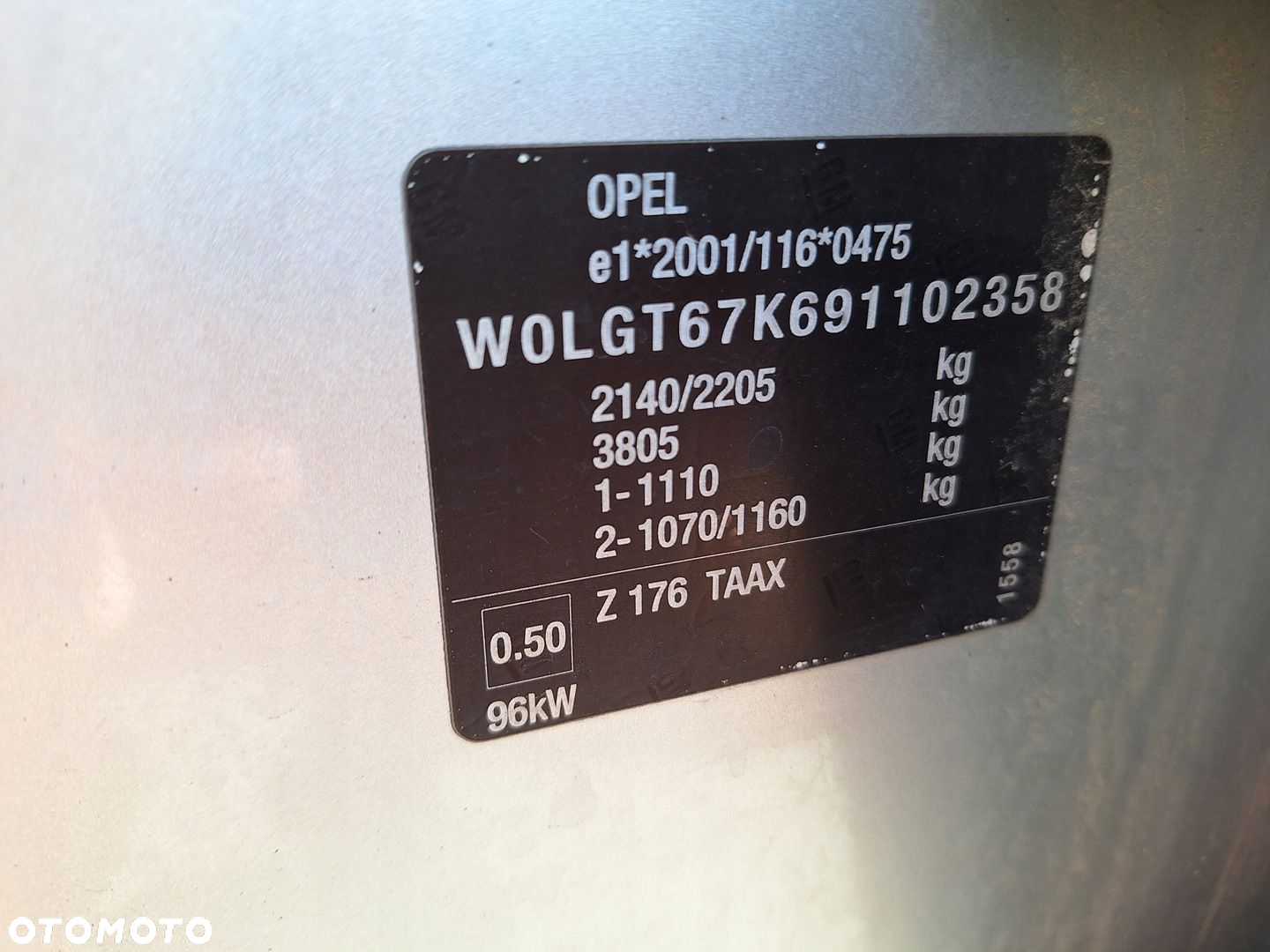 OPEL Vauxhall INSIGNIA A G09 08-13 LAMPA TYŁ TYLNA PRAWA 5D - 4