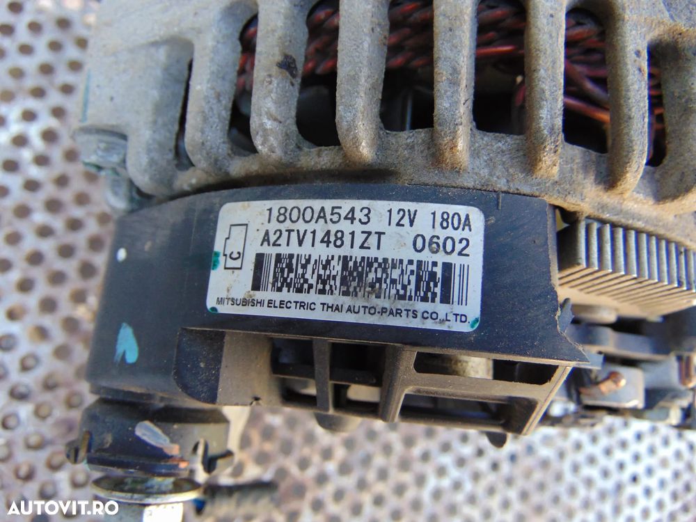 Alternator Mitsubishi L200 cod 1800a543 2.2 2.4 did outlander fiat fullback - 7