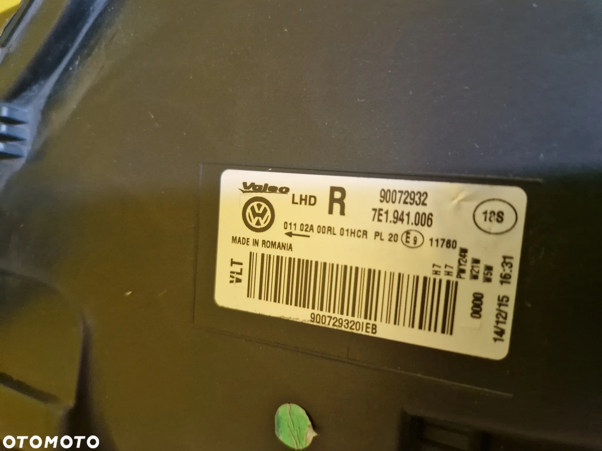 VW T6 LAMPA PRAWA PRZOD 7E1941006 - 7