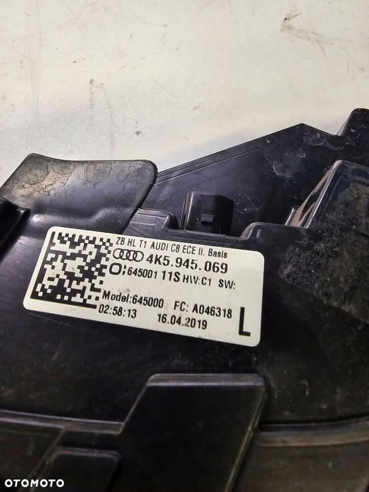 LAMPA LEWY TYŁ BŁOTNIK AUDI A6 C8 4K5945069 - 9