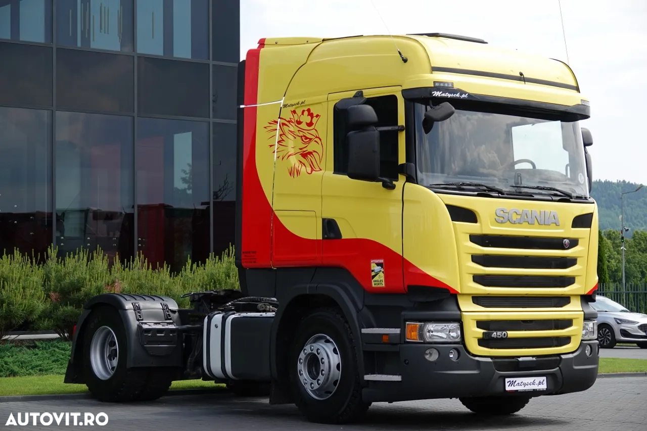 Scania R 450 / RETARDER / HIDRAULIC pentru basculare + circuit dublu / I-PARK COOL / IMPORTAT - 4