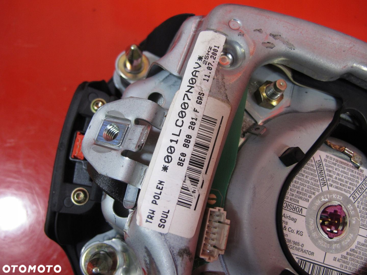AUDI A4 B6 DESKA KONSOLA PODUSZKI AIRBAG PASY KPL - 3