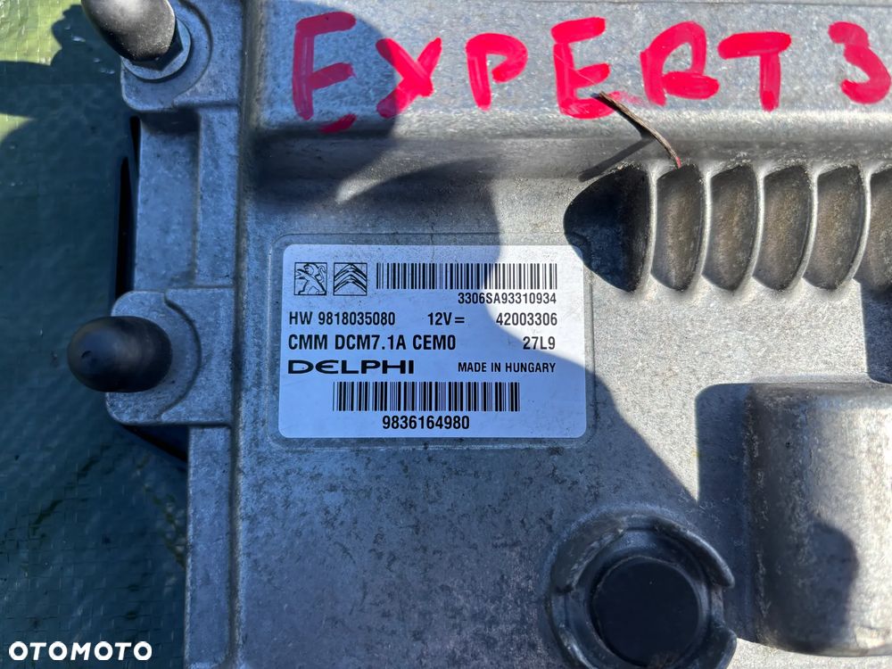 Peugeot Expert III 3 2.0 Blue HDI Delphi sterownik komputer moduł  silnika 9818035080 - 3