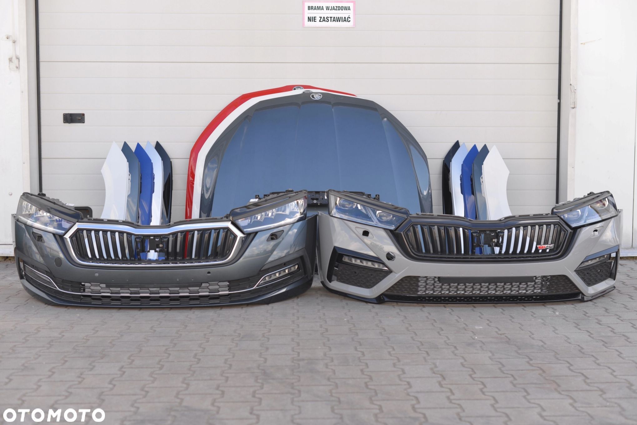 MASKA ZDERZAK RS GRILL BŁOTNIK LAMPA PAS BELKA SKODA OCTAVIA 4 IV 2020-2024 - 1