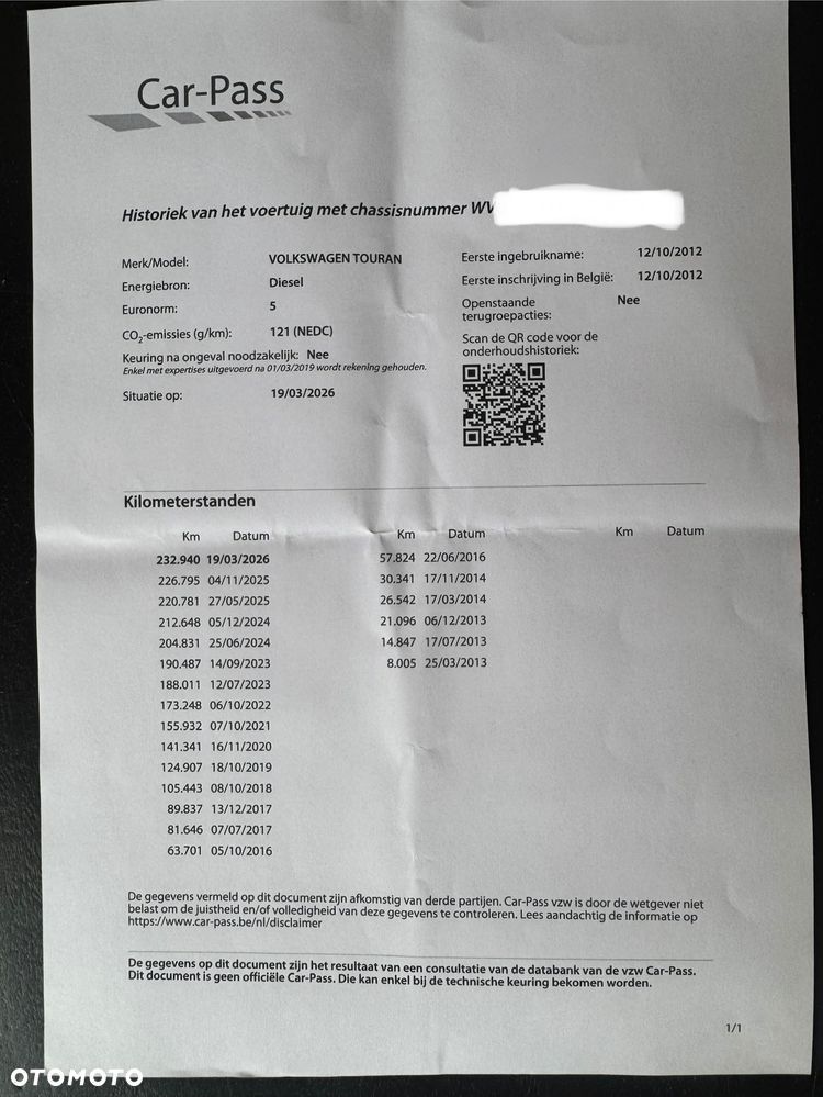 Volkswagen Touran 1.6 TDI DPF BlueMotion Technology Comfortline - 8