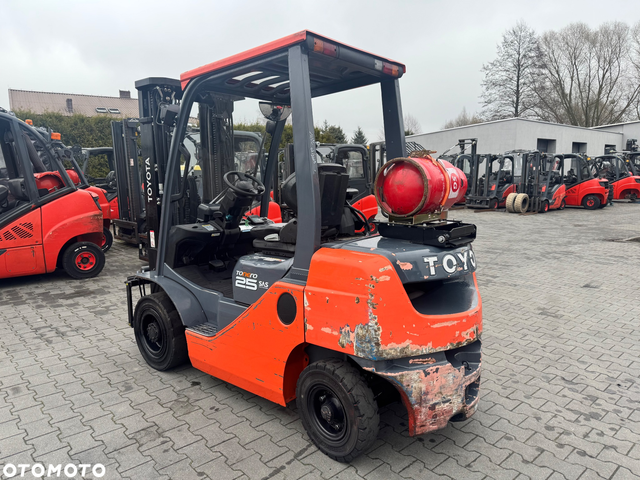 Toyota Toyota 8 FGF 25 tylko 4350mth 2014r triplex przesuw 4 sekcje h20 h25 lind - 3