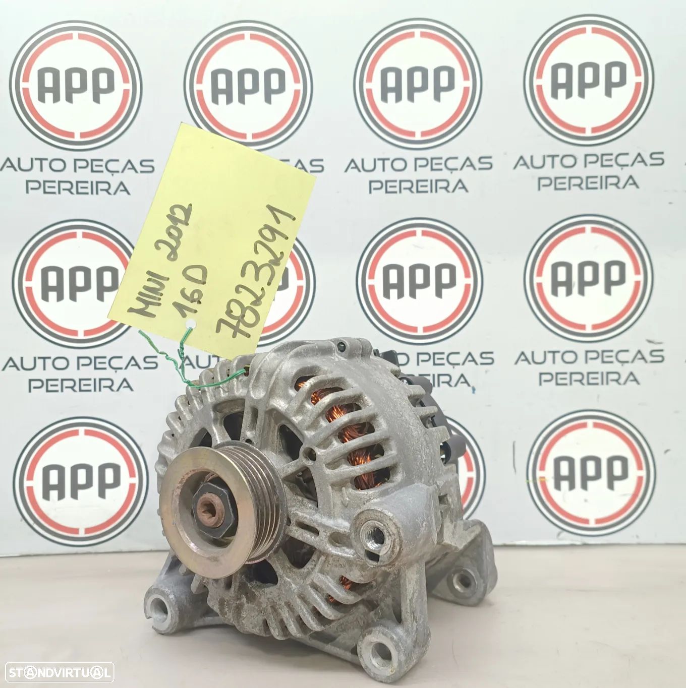 Alternador Mini 1.6 D de 2012, motor N47, referência 7823291. - 1