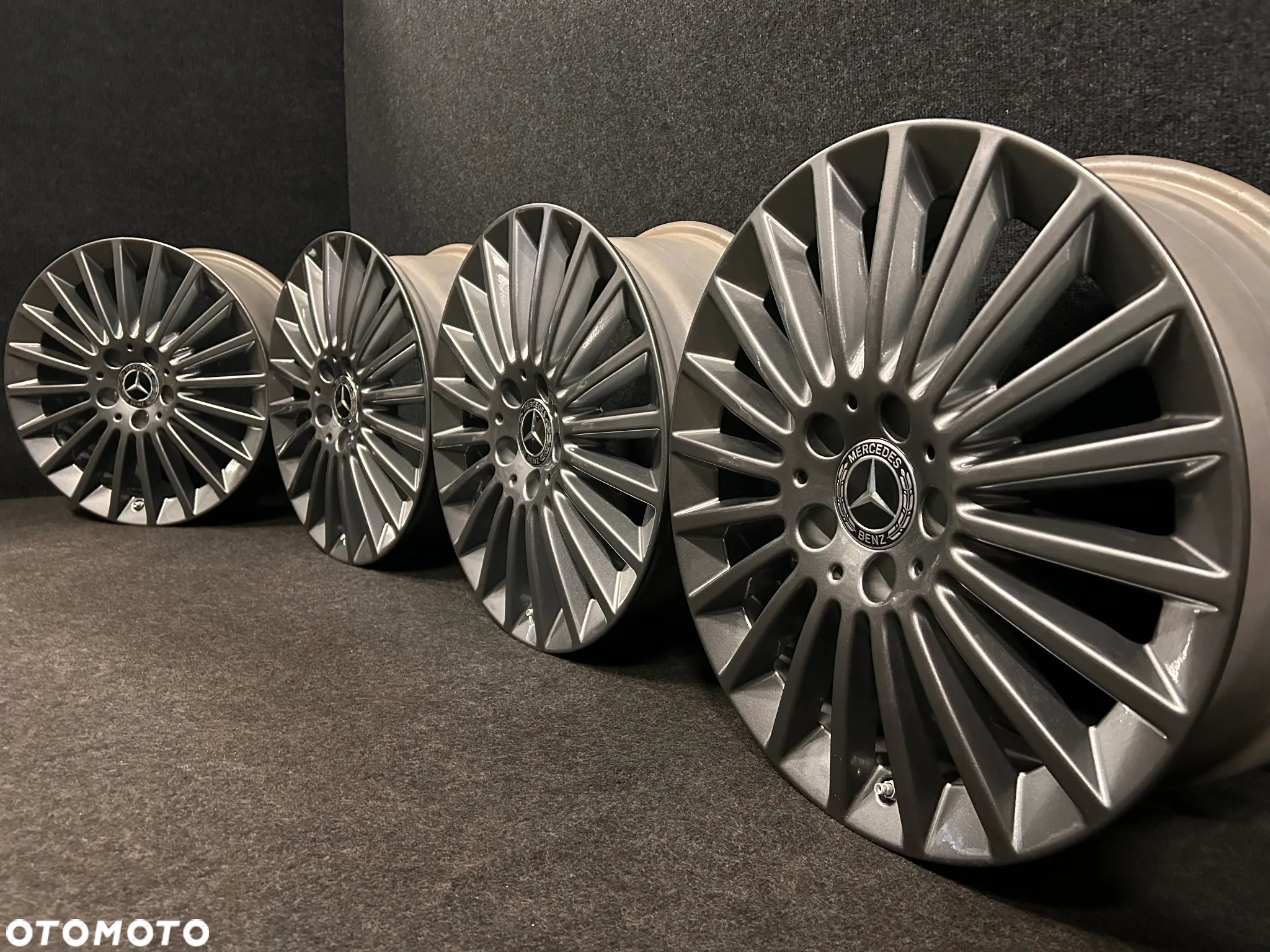 Alufelgi Mercedes C-Klasa W205, W204, E-Klasa W212, W213 17 cali 5x112 4szt. Ładne z czujnikami! - 2